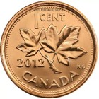 2012 Logo Magnetic Canada 1 Cent   Uncirculated   The Last Canadian Penny