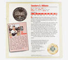 Ted Williams  999 Fine Silver Hof Coin Legends Of Baseball 500 Home Run Club