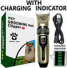 Dog Cat Pet Grooming Kit Rechargeable Cordless Electric Hair Clipper Trimmer Set