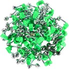 50 Pcs Plastic Fishing Bells Clips Fishing Rod Alarm With Dual Alert Bells