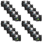 20pk Black Print On White Label Tape Compatible With Brother Tz 261 36mm P-touch