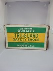 Vintage Tru guard Safety Men s Dress Work Shoes Black Size 12 New Made In Usa 