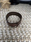 Hollister Hco Brown Leather Bracelet Pre Owned