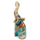 2 Pcs Feng Shui Pair Of Resin Elephant Statue Lucky Figurine Gift Home Decor New