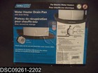 11410 Camco 28  Id Plastic Water Heater Drain Pan W  Pvc Fitting