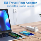 European Travel Plug Adapter   International Power Strip  Us To Europe Usb Exten