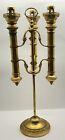 Antique Brass Tall 19 25    Adjustable Height Candelabra Candle Holder Handle