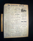 Rare Tombstone Epitaph Pre Gunfight At The O k  Corral Az Arizona 1881 Newspaper