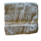 Tommy Hilfiger Bath Towel Solid Gray Cotton 26x49 Inch Modern Set Of 2