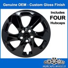Hubcap Set For Toyota Rav4 2019-2025 Oem Custom Gloss Black Paint 17-inch 61186