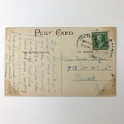 Vintage Antique Postcard  Victorian Wearing Hat With Red Roses  C1908  Stamped