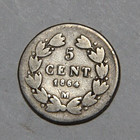1864 M Mexico 5 Centavos Scarce Type Empire Of Maximilian -3806-