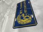 Vintage Mt  Tabor High School Spartans Booster License Plate Winston-salem  Nc