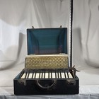 Vintage M  Hohner Accordion Germany 64539 With Geib   Schaefer Case