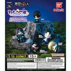 Attack On Titan Gashapon Sleeping Mini Figure - Set Of 3 - Eren armin hange