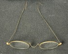 Vintage 10k Gf Wire Rim Eyeglasses   Vintage Case Readers