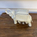 Vintage Cast Iron Elephant Cigarette Dispenser-roller Antique Tobacciana