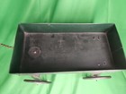 Antique Express Green Wagon Metal Early Childs Pull Toy Cart Wheels Buggy 