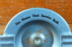 Vintage Vissing   s Buick Inc Metal Art Deco Dealer Ashtray Jeffersonville Indiana