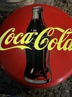 Vintage 1995 Coca-cola Blinking Disc Telephone - Retro Neon Light Up Round Phone