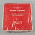 Vintage American Greetings Santa Christmas Dinner Napkins 16 Ct Nos Made Usa