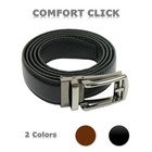 Click Lock Belt Leather Automatic Buckle 28 -48  Perfect Companion To Oxfords