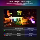 2 Pack 50w Led Flood Light Rgbw Color Changing Dimmable Timing Smart Floodlight