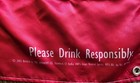 Smirnoff Vodka Flag Banner 56x33 One Sided Vtg 2003 Man Cave bar garage Display