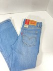 Levis 726 Flare Jeans Girls 10 25x27 Blue Denim Stretch Adjustable High Rise Nwt