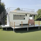 Custom Stainless Steel Mobile Food Trailer Commercial Concession Truck Container