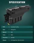 Left Side Truck Bed Tool Box For Ram 1500 2500 3500 2002-2018 Heavy Duty