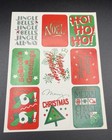 Vintage Christmas Sticker Sheets Lot  4 Sheets  1 Sheet Missing 2 Stickers 