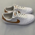 Nike Court Shot Shoes Mens Size 9 White Flax Tennis Sneakers Fq8146-103
