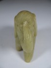 Vintage Hand Carved Stone Soapstone  Jade  Jadeite  2   2 75  Elephant Figurine