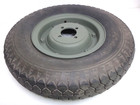 Vintage Vespa Ape Piaggio Scooter 2 Piece Wheel   Original Pirelli Tire 4 00-8t