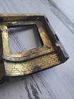 Mongolian Tibetan Antique Gilt Statue Base Fragment Carved
