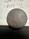 1800 Draped Bust Half Cent  Low Mintage 211 530 -- Rare --  Lot  172