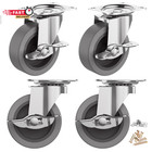 3 Inch Caster Wheels  Casters Set Of 4  Heavy Duty Caster With Brake  Locking Ca
