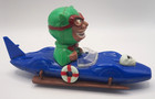 Rare Marx Nutty Mads Speedy Moysha  Speed Boat Friction Toy 1960 s Works