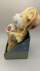 Praying Teddy Bear Plush Yellow White  Now I Lay Me Down  New