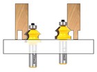 Bevel   Bead Wainscoting Router Bit - 1 2  Shank - Yonico 13111