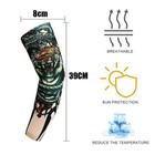 10pcs Slip-on Temporary Tattoo Arm Sleeves Fake Body Art Sunscreen Protector Kit