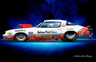Reher Morrison Shepherd 1980 Pro Stock Camaro 28x18  Poster Ps-068