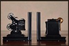 Shelf Book Ends Camera Movie Projector Bookends Heavy Vintage Storage Hipster