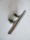 Vintage 5 Inch Chrome Over Bronze  Dock Cleat Shiny                B5