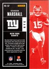 2017 Panini Contenders Season Ticket Brandon Marshall New York Giants  82