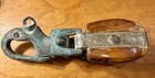 Antique Vintage Sailboat Bronze Snatch Block Pulley