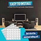 Sound Proof Foam Panels  Kuchoow 12 Pack Acoustic Panels 1  X 12  X 12  Sound   