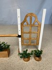 Model Horse Jump - Fits Traditional   Classic Scale - Stained Oak   White - New