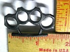 Brass Knuckles Pin Vintage Collectible Old Biker Vest Hat Weapon Knuckle Pinback